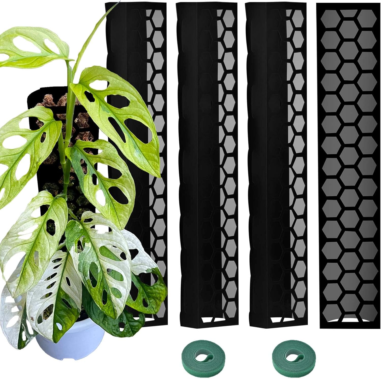 Flat Plastic DIY Moss Pole