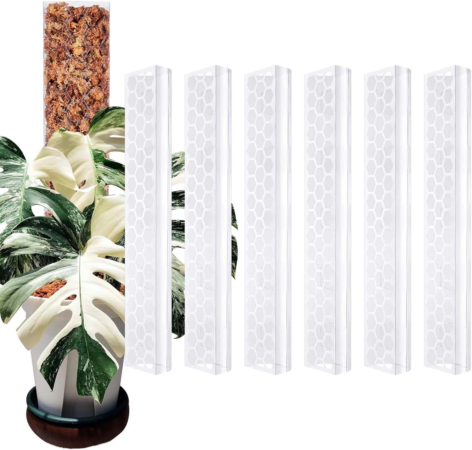 Flat Plastic DIY Moss Pole