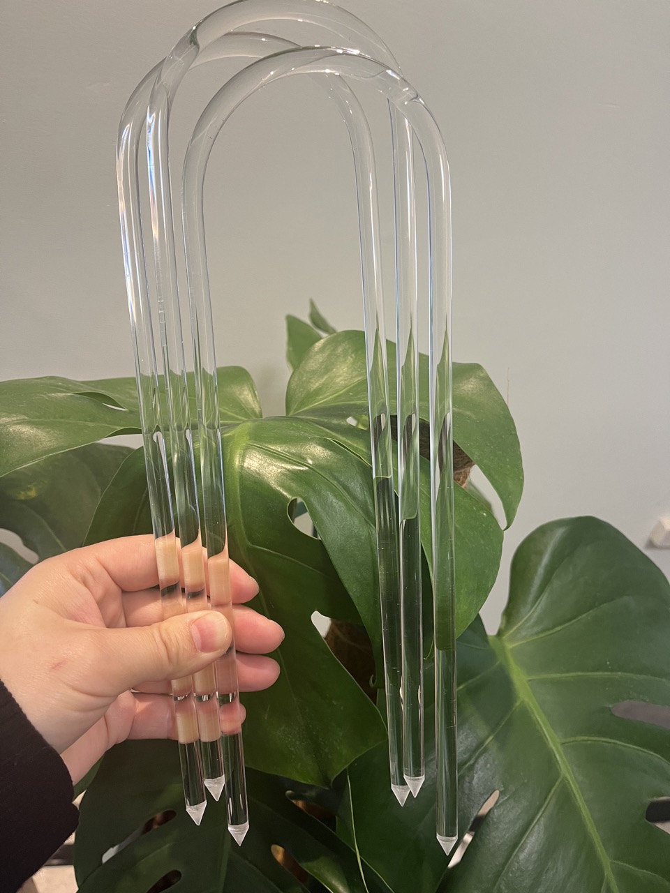 U shape Acrylic Trellis With Pointed End